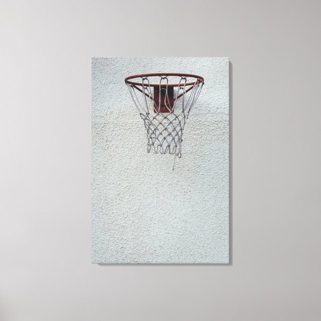 Basketbollskonstruktion Canvastryck (Framsida)