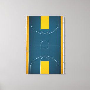 Basketbollskonstruktion fantastisk canvastryck
