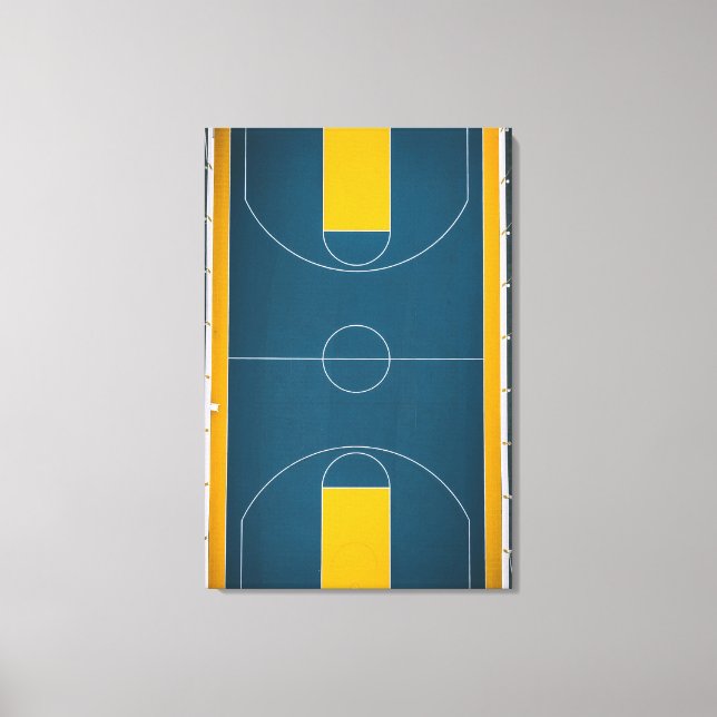 Basketbollskonstruktion fantastisk canvastryck (Framsida)