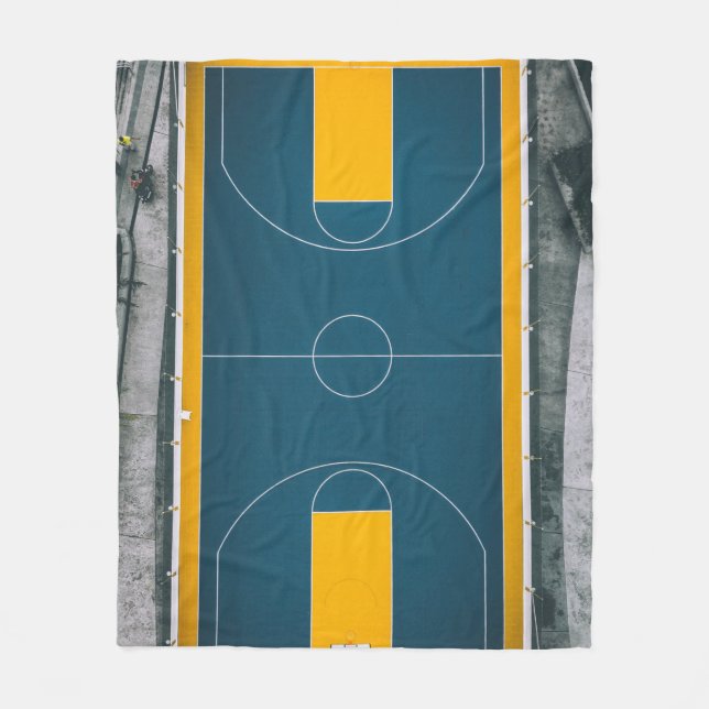 Basketbollskonstruktion fantastisk fleecefilt (Framsidan)