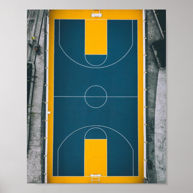 Basketbollskonstruktion fantastisk poster (Framsidan)