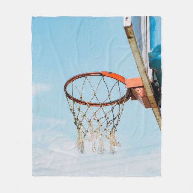 Basketbollskonstruktion Fleecefilt (Framsidan)