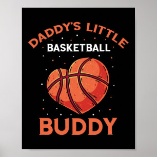 Basketbollskonstruktion - flicka som Kärlek Basket Poster