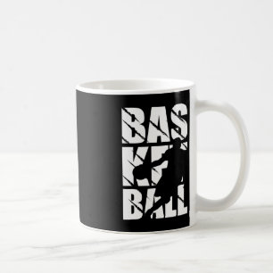 Basketbollskonstruktion för basketspelare och bask kaffemugg
