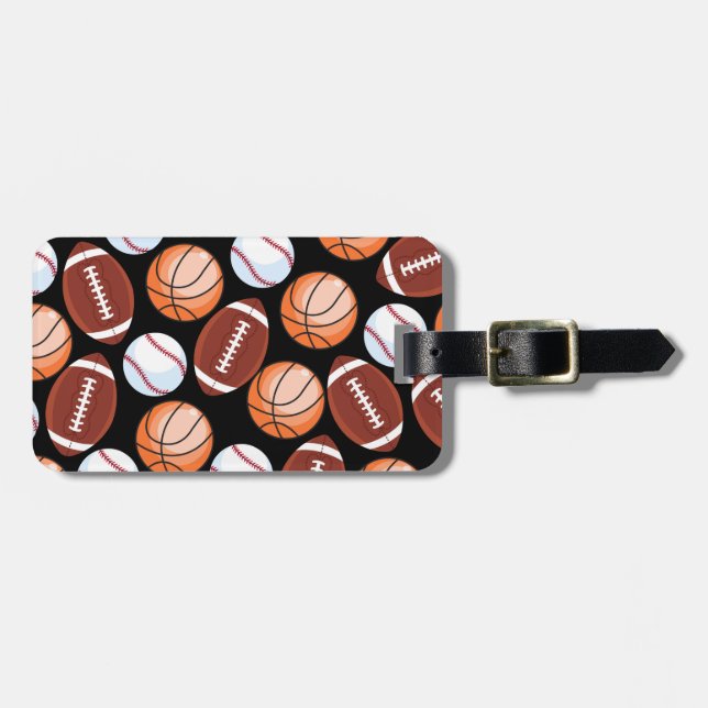 Basketbollskonstruktion för fotboll i Idrottsman,  Bagagebricka (Horisontell Framsida)