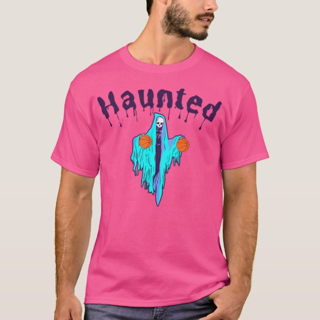 Basketbollskonstruktion Halloween T Shirt (Framsida)