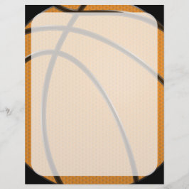 Basketbollskonstruktion i Orange och svart