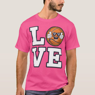 Basketbollskonstruktion med Coola, Emoji och sungl T Shirt