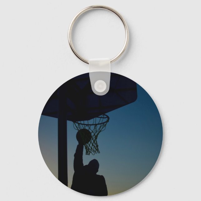 Basketbollskonstruktion Nyckelring (Framsida)