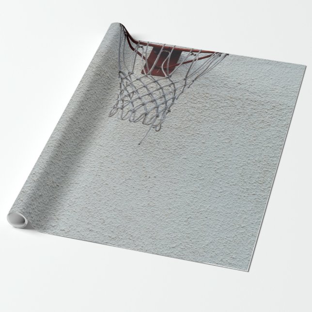 Basketbollskonstruktion Presentpapper (Utrullad)