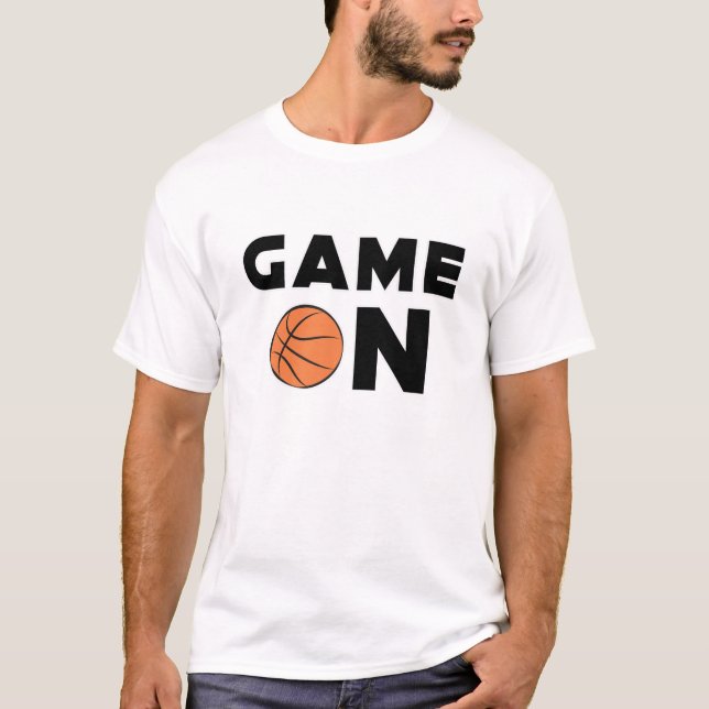 Basketbollskonstruktion T Shirt (Framsida)