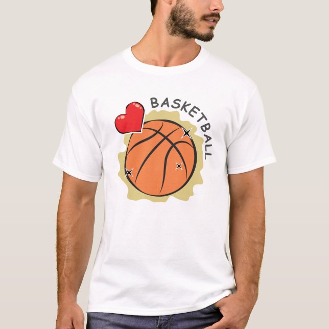 Basketbollskonstruktion T Shirt (Framsida)