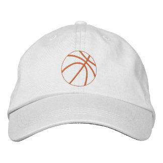 Basketbollskontur Broderad Keps