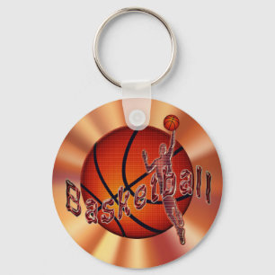 Basketbollskretsar med modern Coola Nyckelring