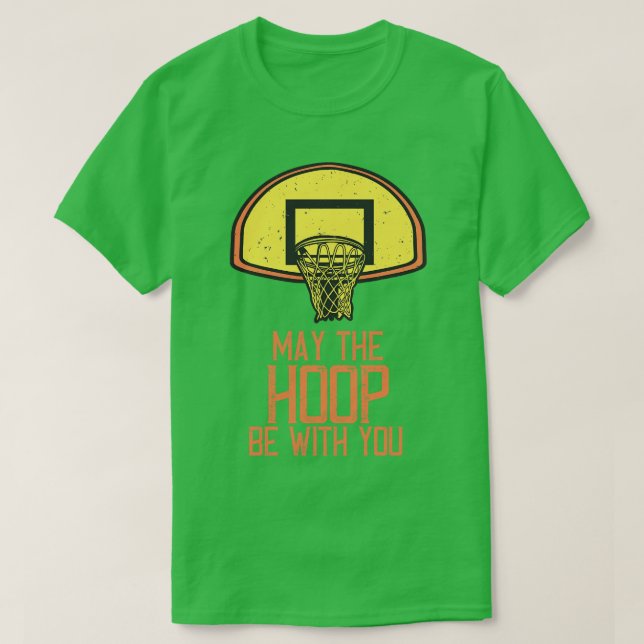 Basketbollsnätet kan vara med dig i Ring T Shirt (Design framsida)