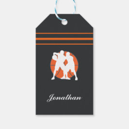 Basketbollspartier Namn Initial Personlig Sport Presentetikett