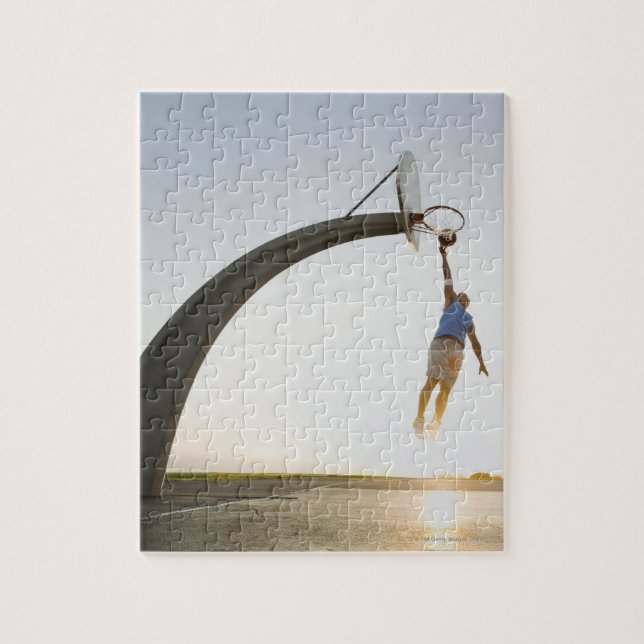 Basketbollspelare 3 pussel (Vertikal)