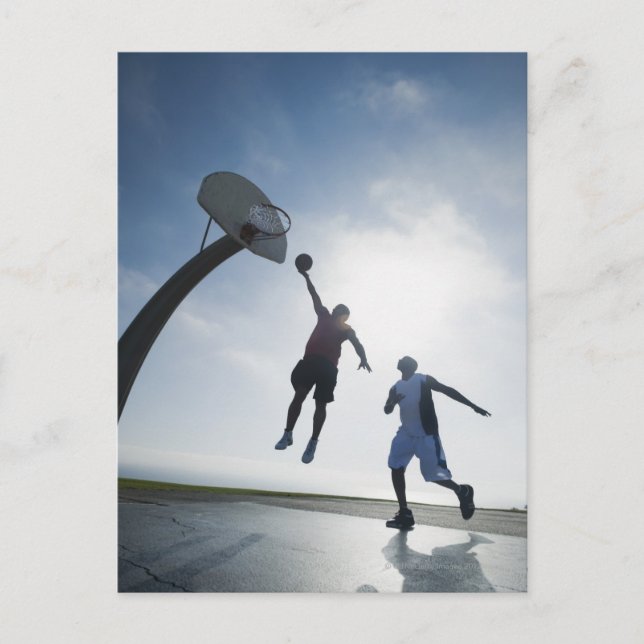 Basketbollspelare 5 vykort (Framsida)