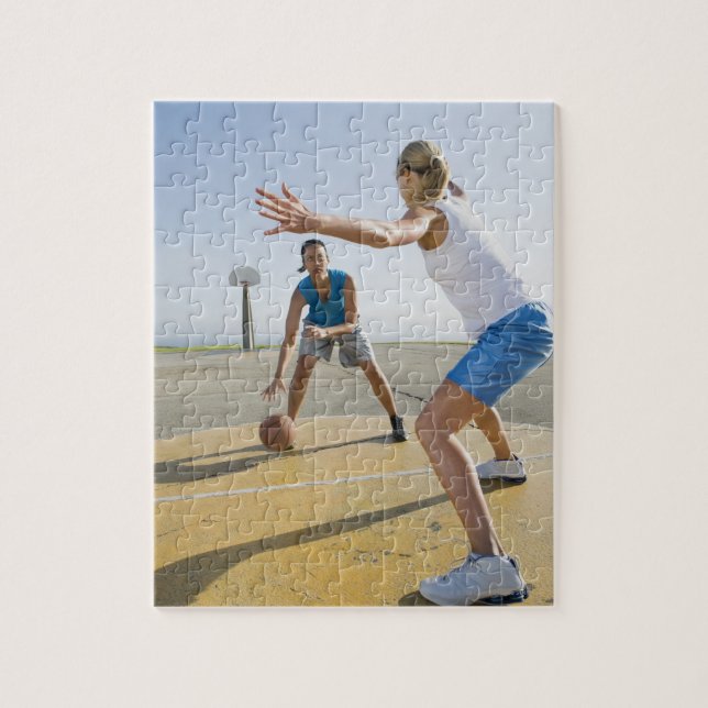 Basketbollspelare 6 pussel (Vertikal)
