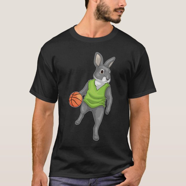 Basketbollspelare Basketball Sports T Shirt (Framsida)