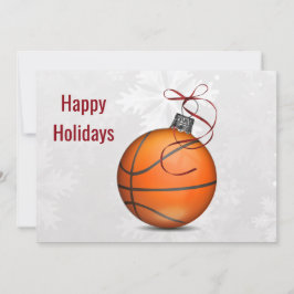 basketbollspelare Holiday Greeting Cards Julkort