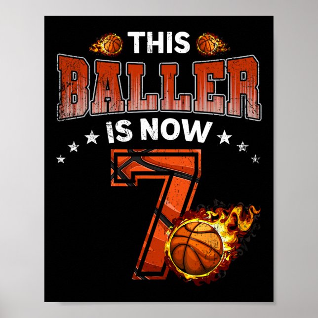 Basketbollspelare i 7:e, 7 år poster (Framsidan)