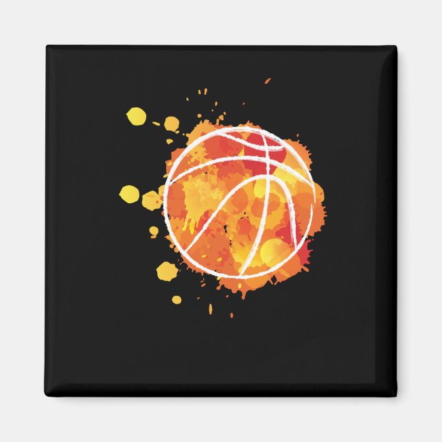 Basketbollspelare Magnet (Framsidan)