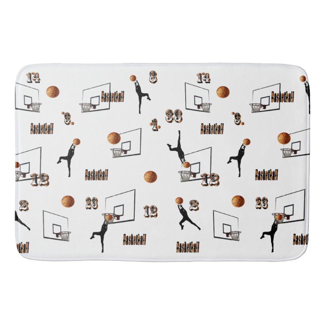 Basketbollspelare Mönster, Badrumsmatta (Framsidan)