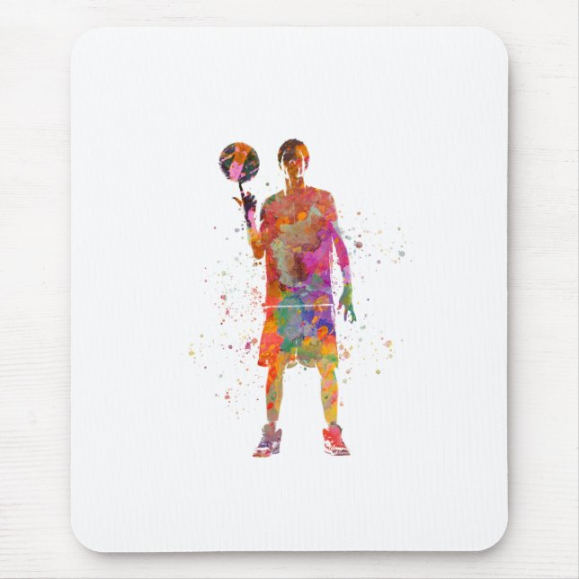 Basketbollspelare Musmatta (Framsidan)