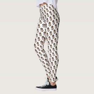 Basketbollspelare nummer åtta med basketskulor, leggings