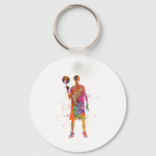 Basketbollspelare Nyckelring