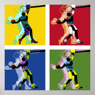 Basketbollspelare poster