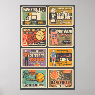 Basketbollspelare" Poster