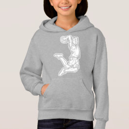 Basketbollspelare som gör Slam dunk Light Design T Shirt