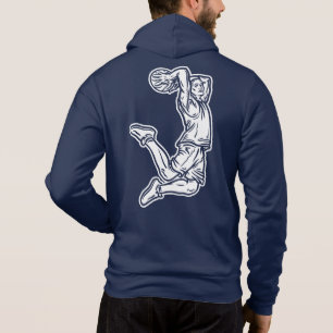 Basketbollspelare som gör Slam dunk Light Design T Shirt