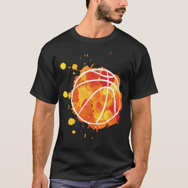 Basketbollspelare T Shirt (Framsida)