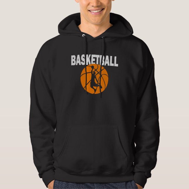 Basketbollspelarpresenter Hoodie (Framsida)
