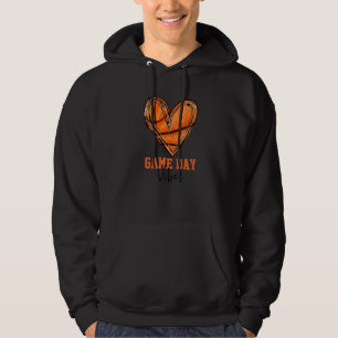 Basketbollspelsdagen Vibes Basketball Mamma Basket Hoodie