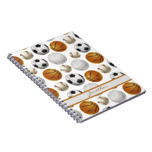 Basketbollsport Basketboll Baskeball Vatten Polo B Anteckningsbok