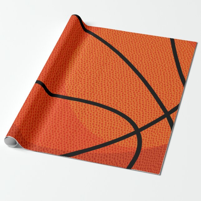 Basketbollsport Presentpapper (Utrullad)