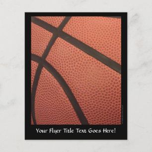 Basketbollsportsbild Flygblad