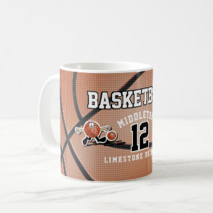 Basketbollsportskyttar Kaffemugg