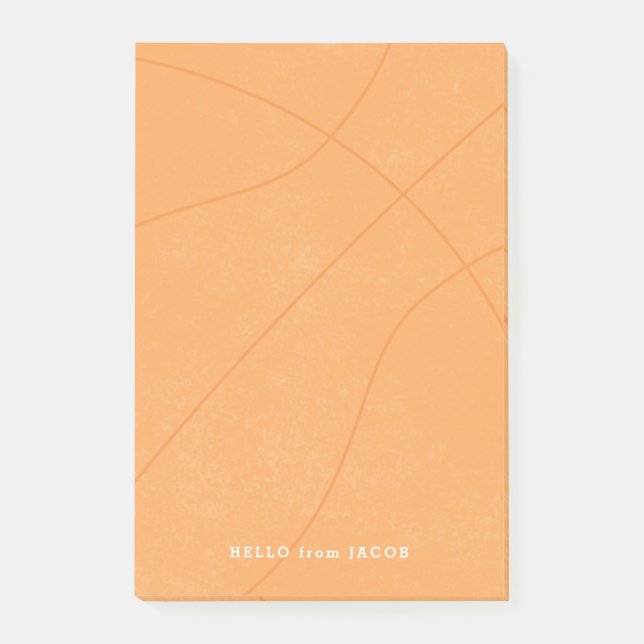 Basketbollsposten - anteckningar post-it block (Framsida)