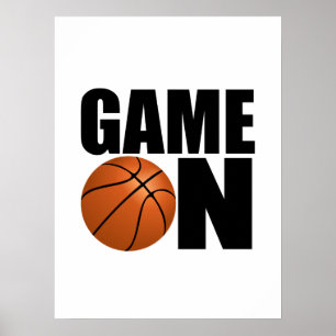 Basketbollsspel Poster