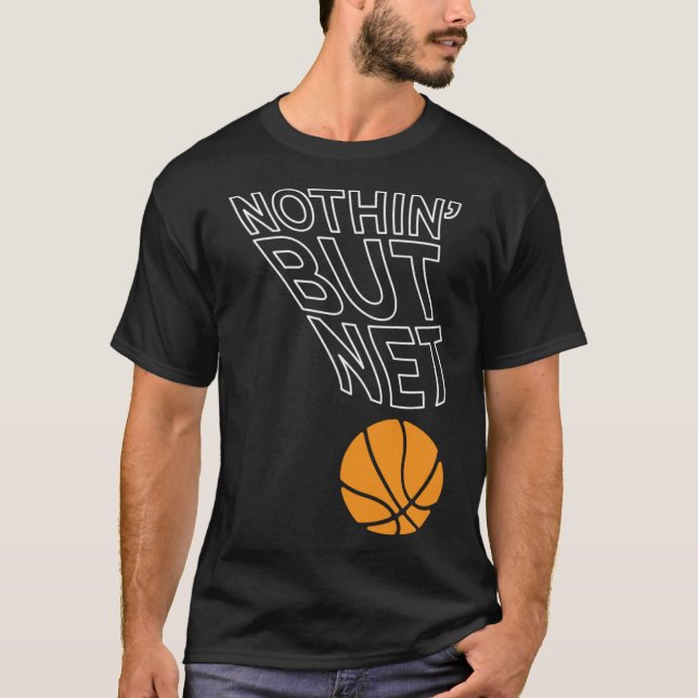 Basketbollsspelare, nothinu2019, men SWISH-nätflik T Shirt (Framsida)