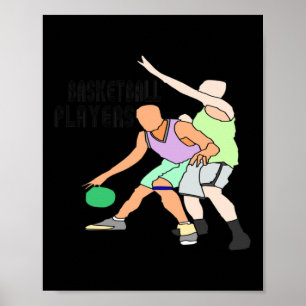 Basketbollsspelare överst poster
