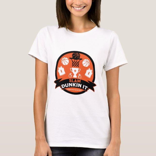 Basketbollsspelare T-Shirt (Framsida)