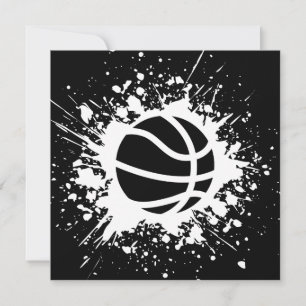 basketbollstänk inbjudningar