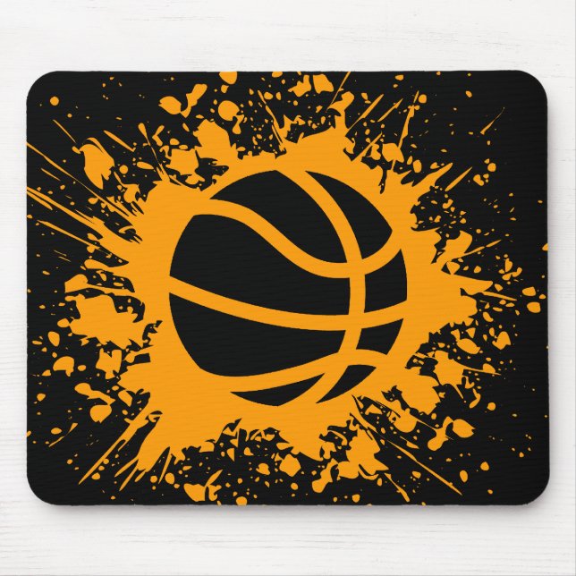 basketbollstänk musmatta (Framsidan)