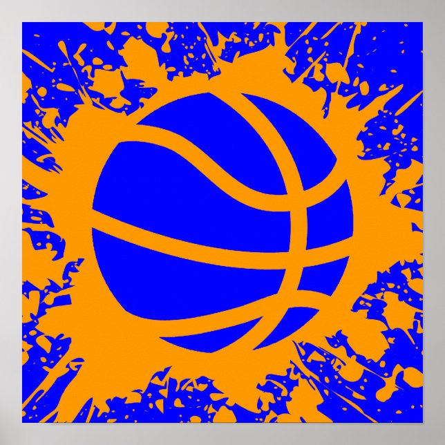 basketbollstänk poster (Framsidan)